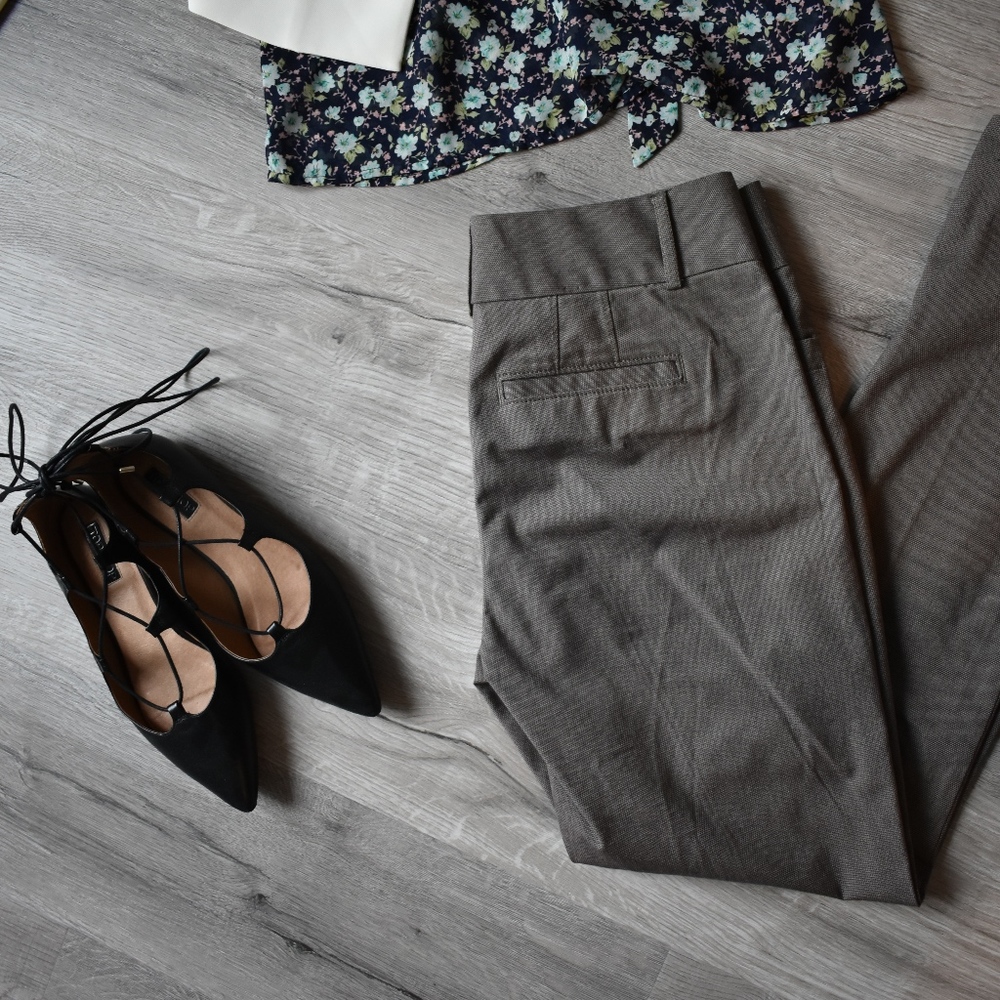 Banana Republic Jackson Fit Cropped Slacks